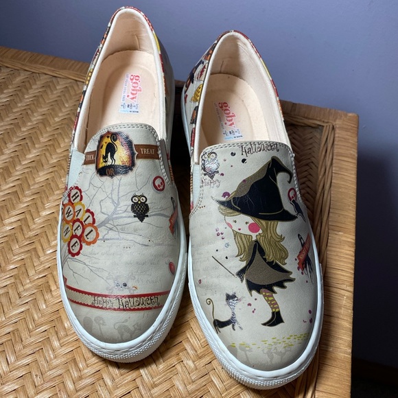 Goby Shoes - Goby Halloween Slip On Sneaker Shoes